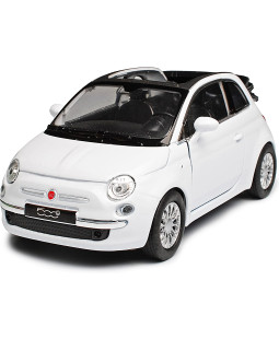 Welly Fiat 500 C ´10 (white) 1:34-39