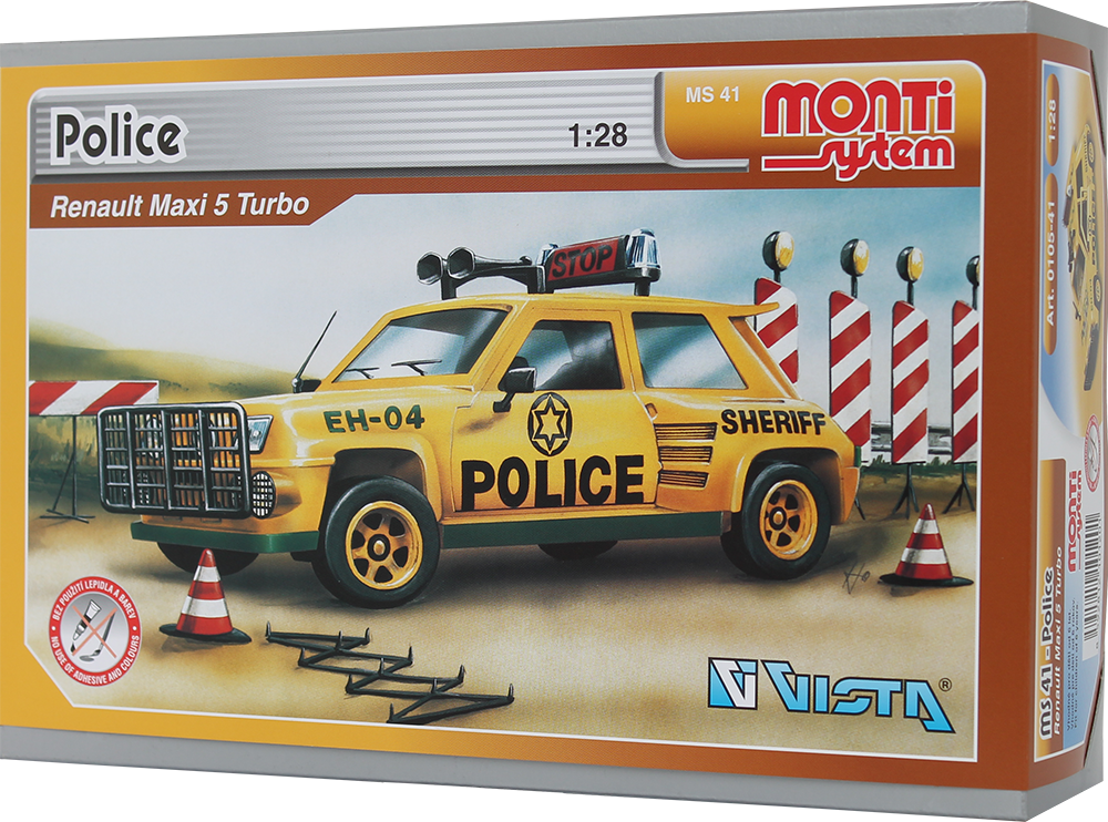 Monti System 41 Renault Maxi 5 Turbo Policie 1:28