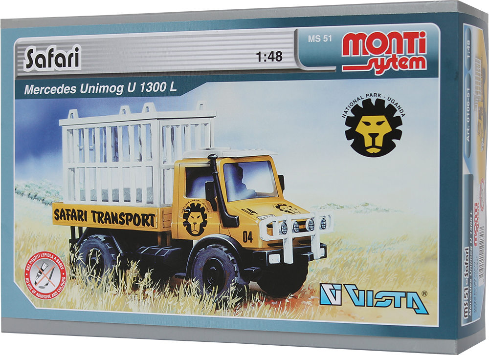 Beneš a Lát a.s. Monti System 51 Mercedes Unimog Safari 1:48