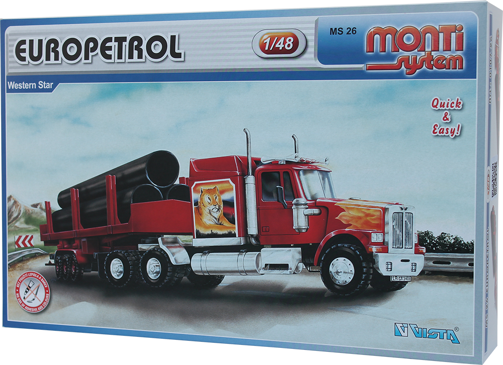 Monti System 26 Western Star Europetrol 1:48