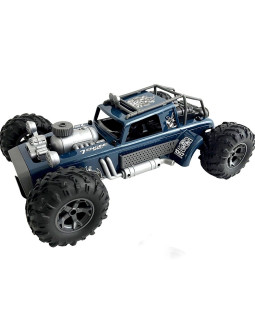 Auto RC buggy vypouštějící páru, modré 38cm