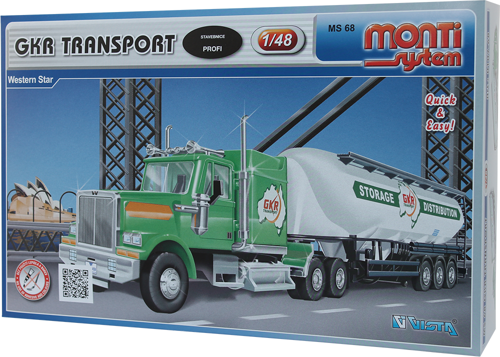 Monti System 68 Western Star GKR Transport 1:48