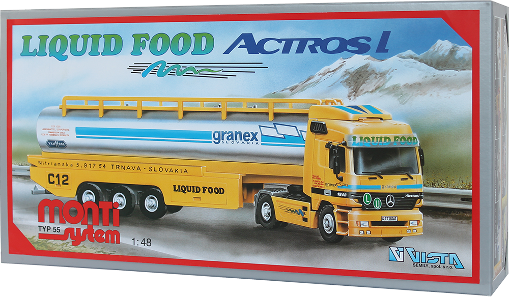 Monti System 55 Mercedes Actros Liquid Food 1:48