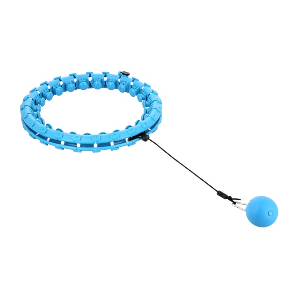 Masážní hula hoop HMS HHW01 se závažím, modrá