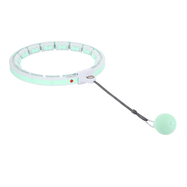 Masážní hula hoop HMS HHW06 se závažím a počítadlem, zelená