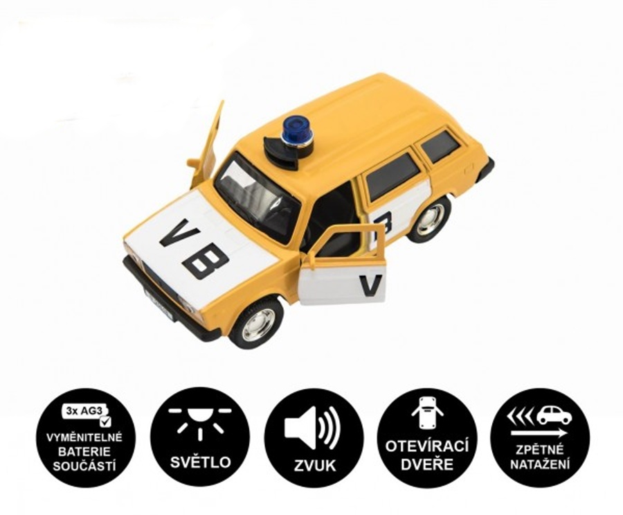 Model auta Policie VB combi, 12cm
