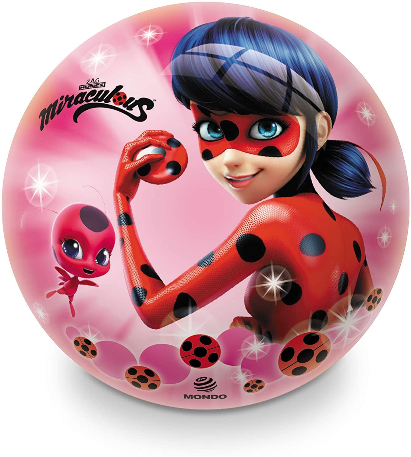 Dětský míč Mondo Bioball Miraculous Lady Bug 230mm