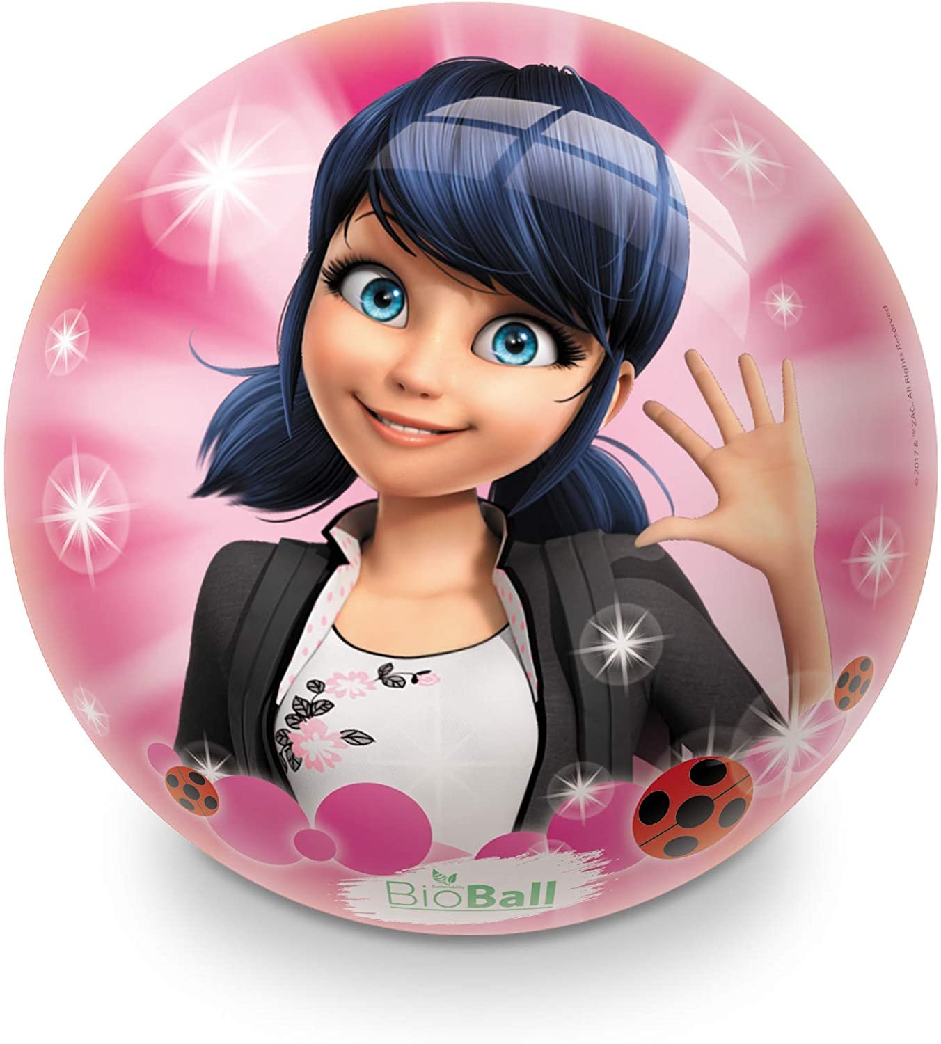 Dětský míč Mondo Bioball Miraculous Lady Bug 230mm