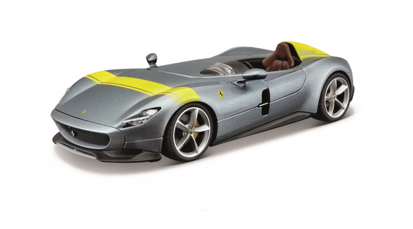 Maisto Stavebnice auta Ferrari Monza SP-1 Stříbrné 1:24