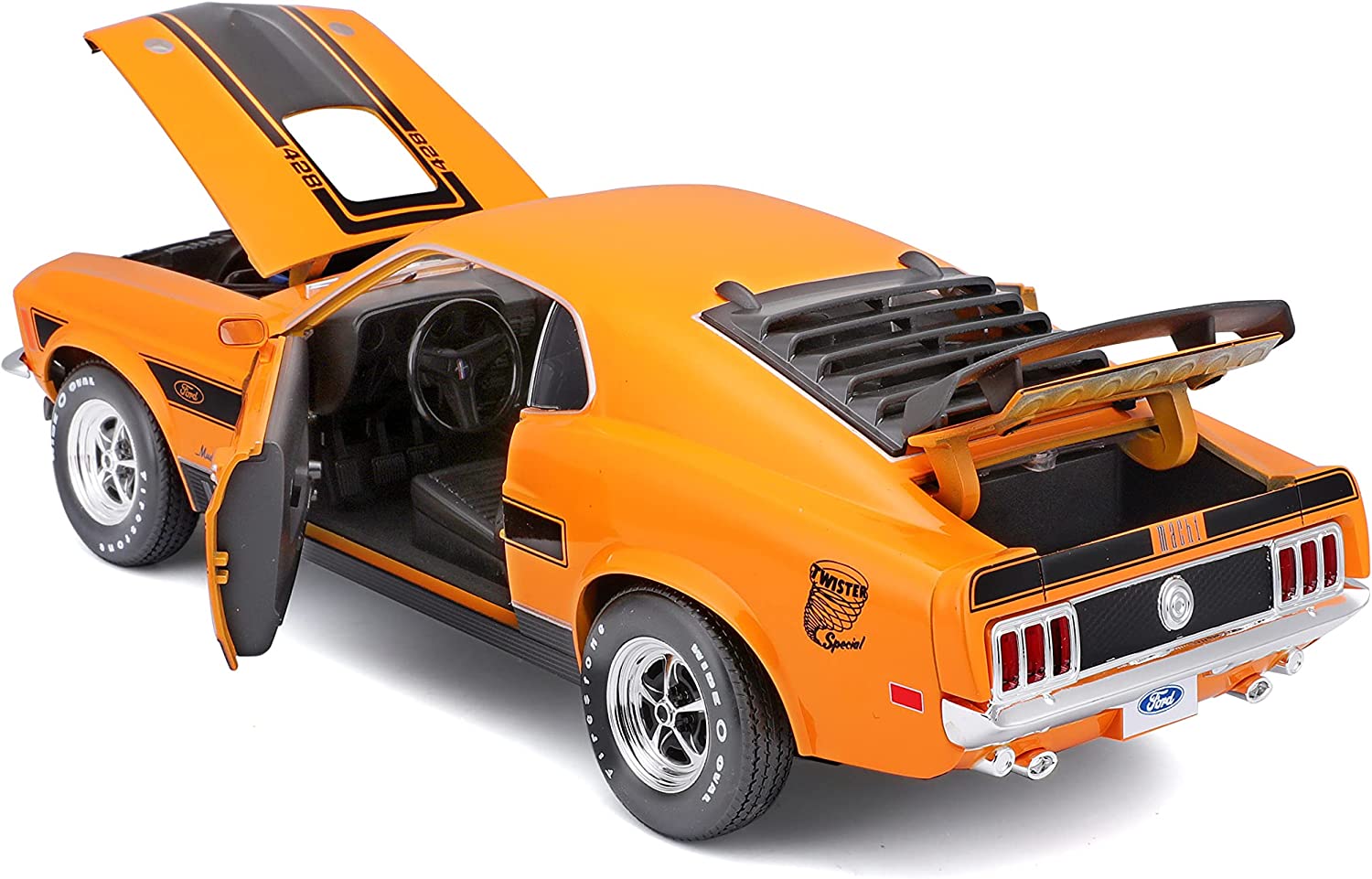 Maisto Ford Mustang Mach 1 (1970) Oranžový 1:18