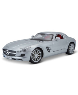 Maisto Mercedes-Benz SLS AMG Stříbrný 1:18