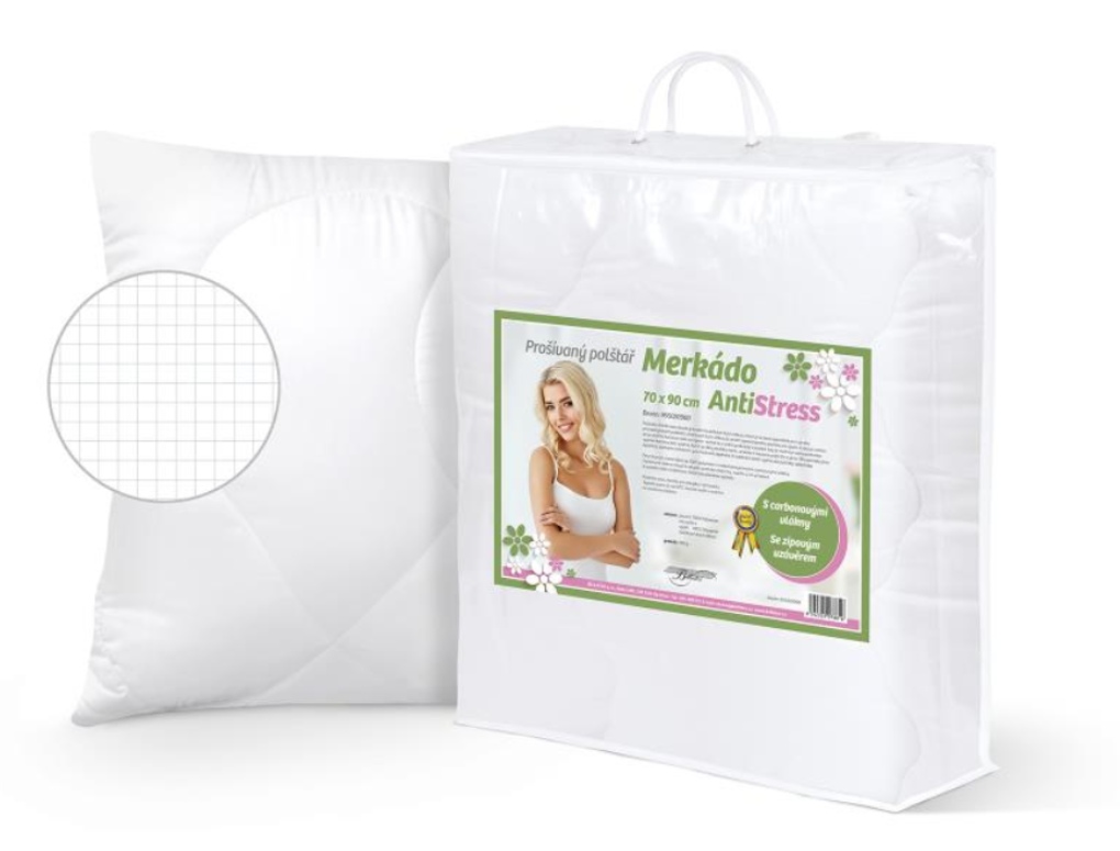 Bellatex Polštář Merkádo AntiStress 900g - 70x90 cm