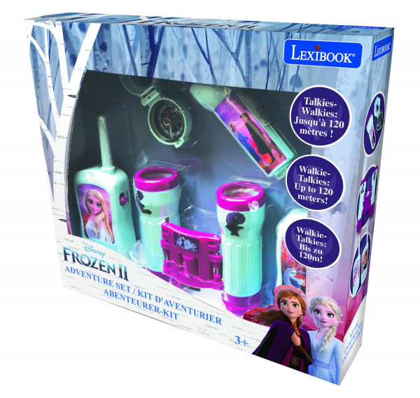 Lexibook Frozen - vysílačky, dalekohled, baterka