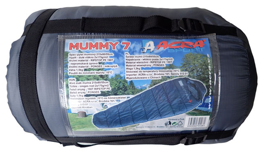 Brother Mummy 7, Spací pytel mumie 350 g/m2