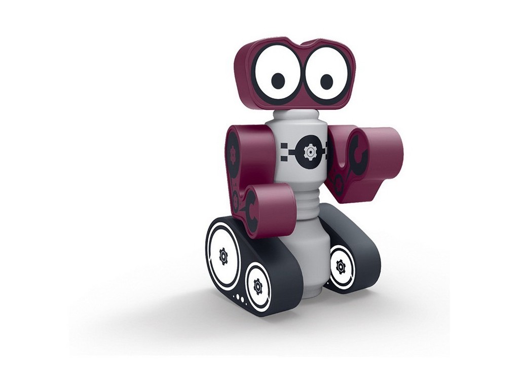Made Robot magnetický, červený, 7 ks, 15 cm