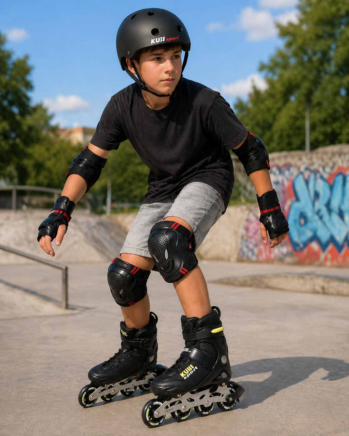 Sada chráničů na kolečkové brusle, velikost - L