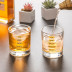 Kikkerland Skleničky pět šťastných fází při pití drinků, 2ks