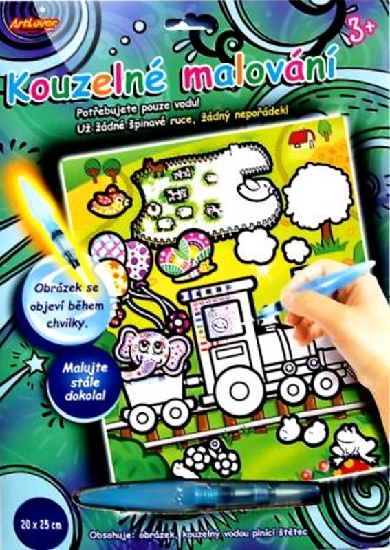 Aqua Doodle - Kouzelné malování vodou Mašinka
