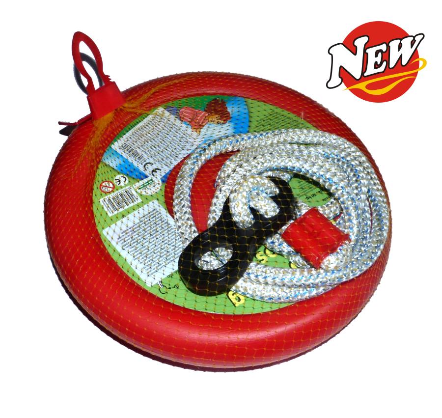 Dětský plastový houpací disk, Červený průměr 27 cm