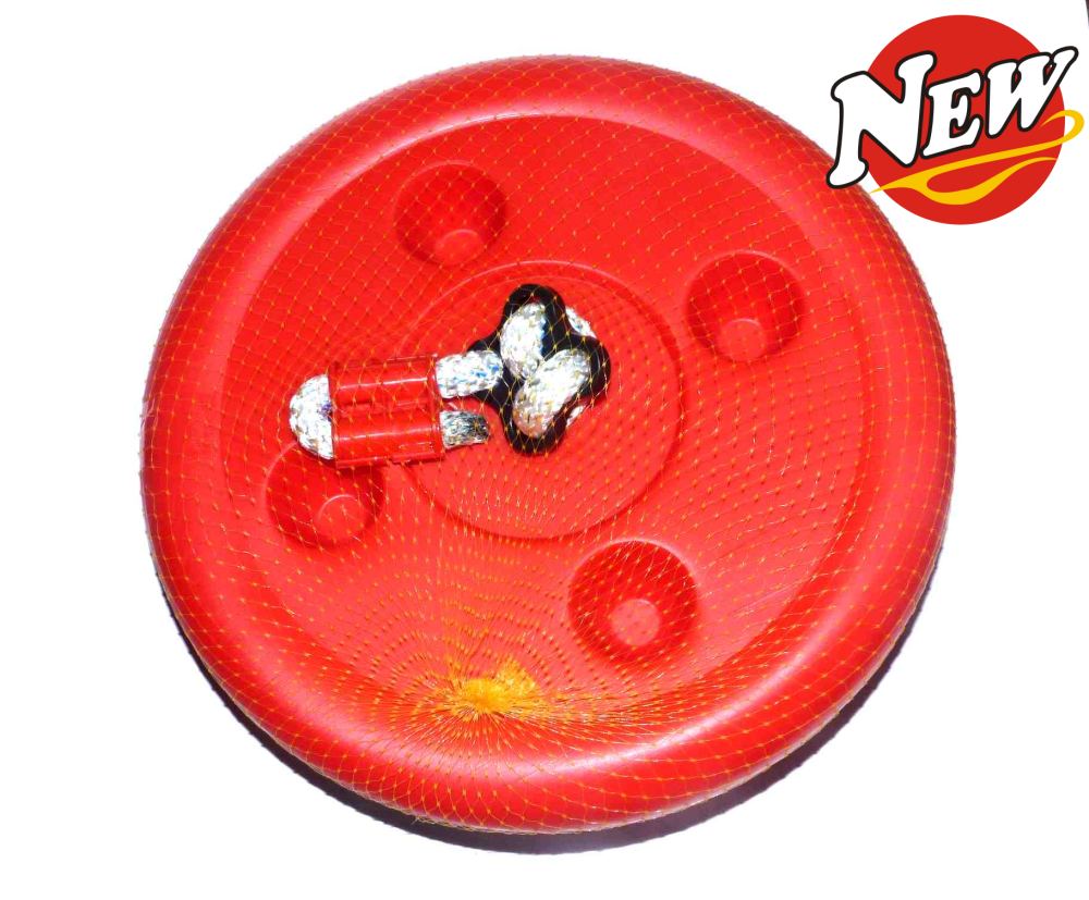 Dětský plastový houpací disk, Červený průměr 27 cm