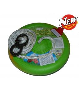 Dětský plastový houpací disk, Zelený průměr 27 cm