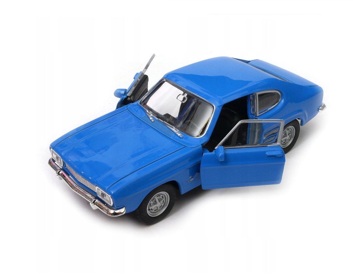 Welly Ford Capri 1969, modrý 1:34