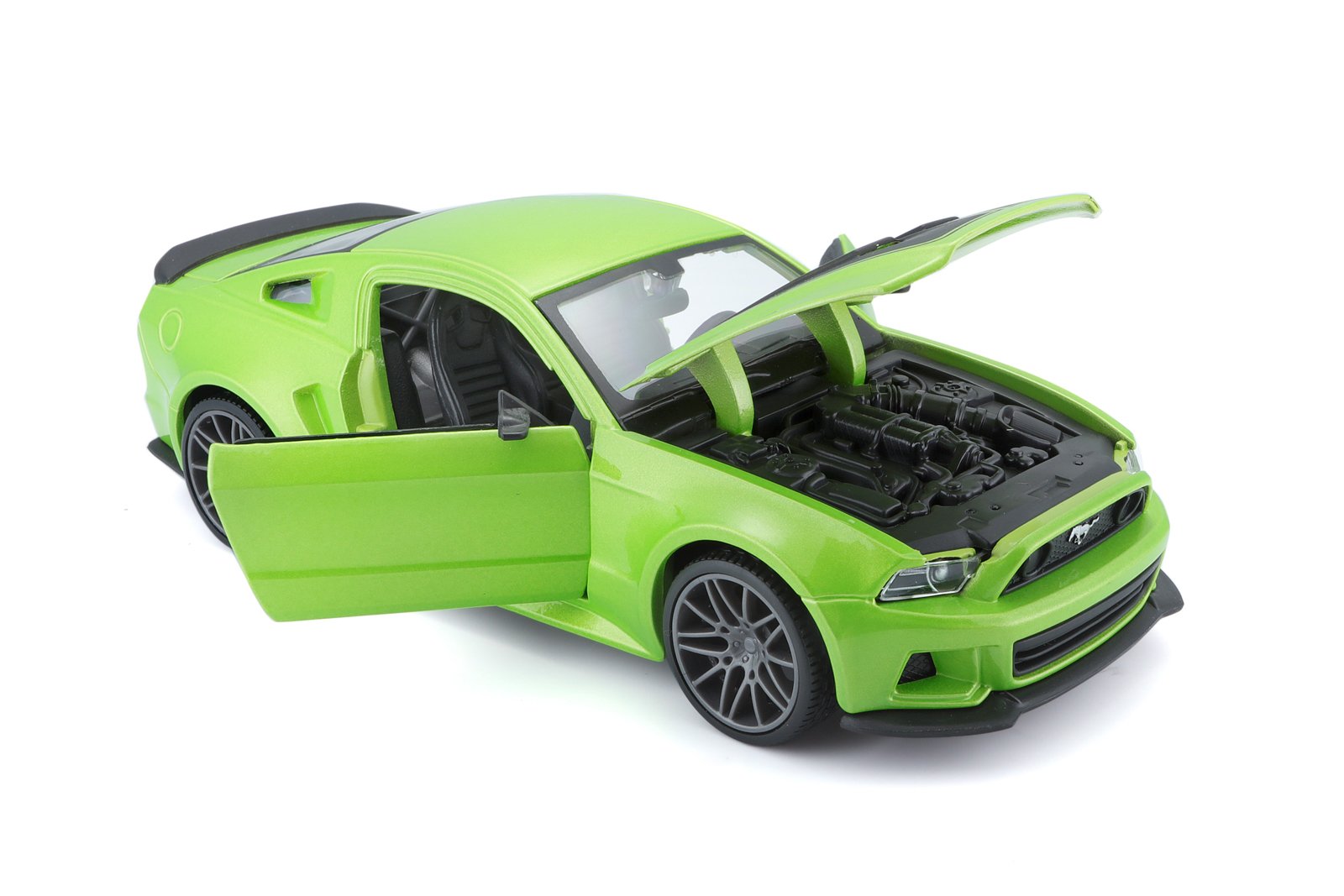 Maisto Ford Mustang Street Racer 2014, matná zelená, 1:24
