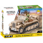 Cobi 2273 II WW Sd.Kfz. 10 DEMAG, 1:35, 283 kostek