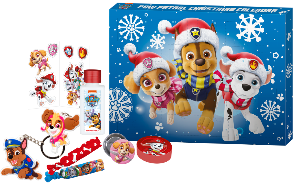 Spin Master Adventní dětský kosmetický kalendář Tlapková Patrola