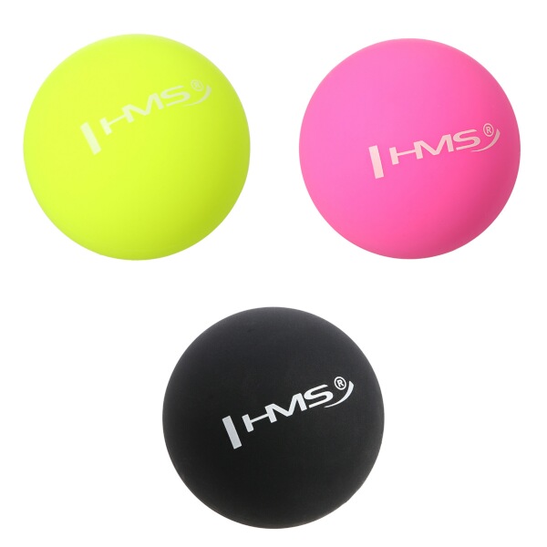 Masážní míč HMS BLC01 Lacrosse Ball, růžový