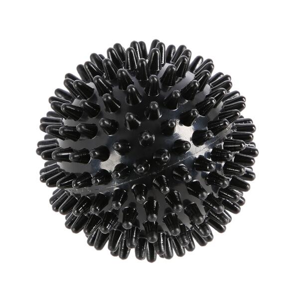 Masážní míč s výstupky HMS BLP01 Lacrosse Ball, černý