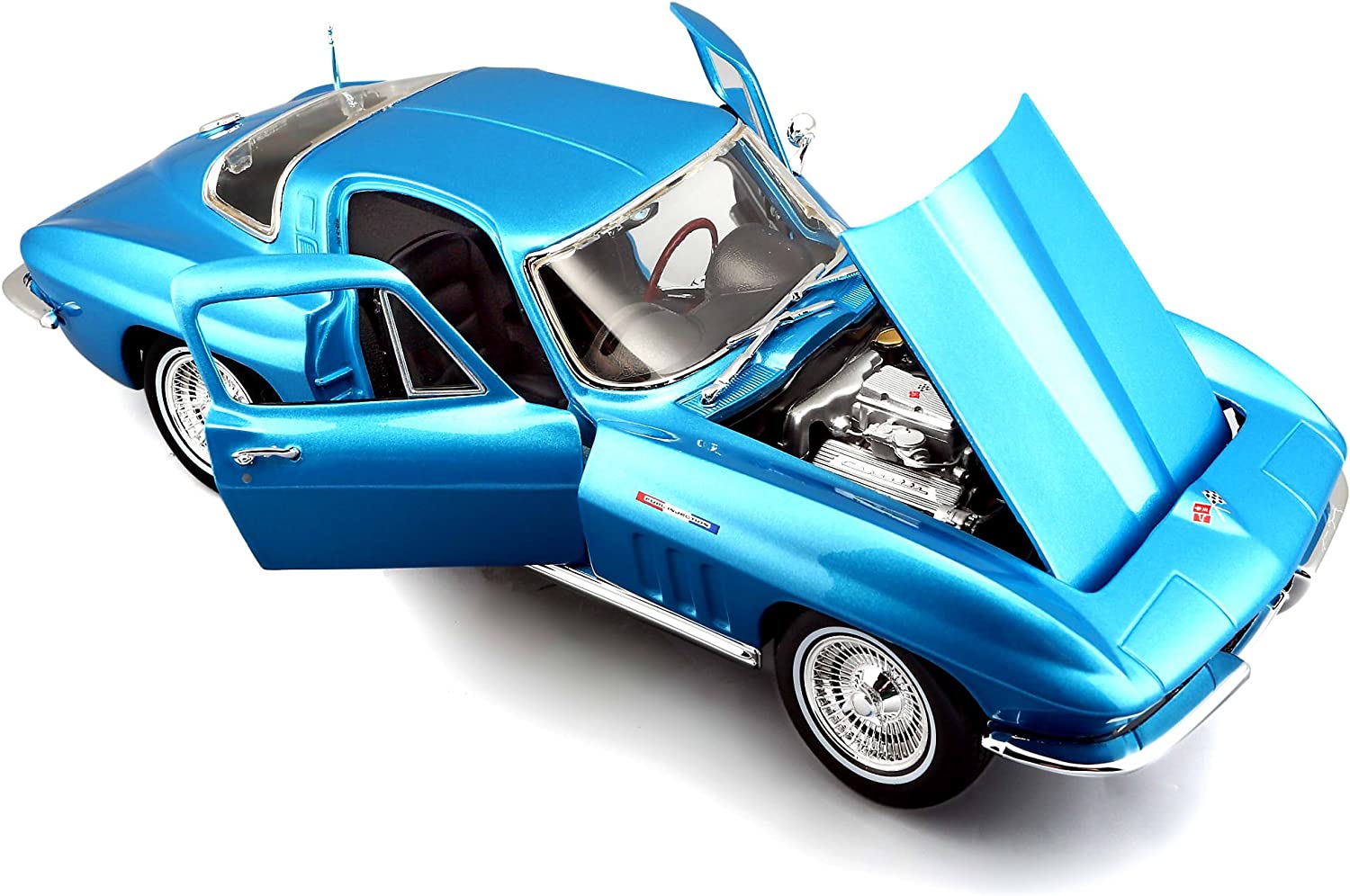 Maisto 1965 Chevrolet Corvette, modrý 1:18