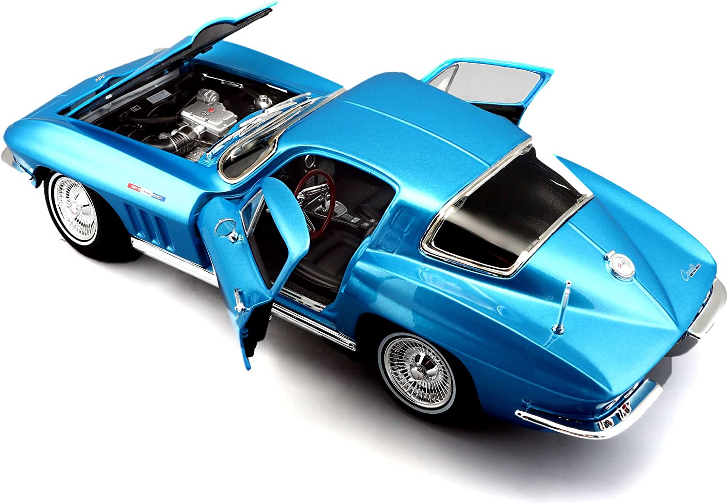 Maisto 1965 Chevrolet Corvette, modrý 1:18