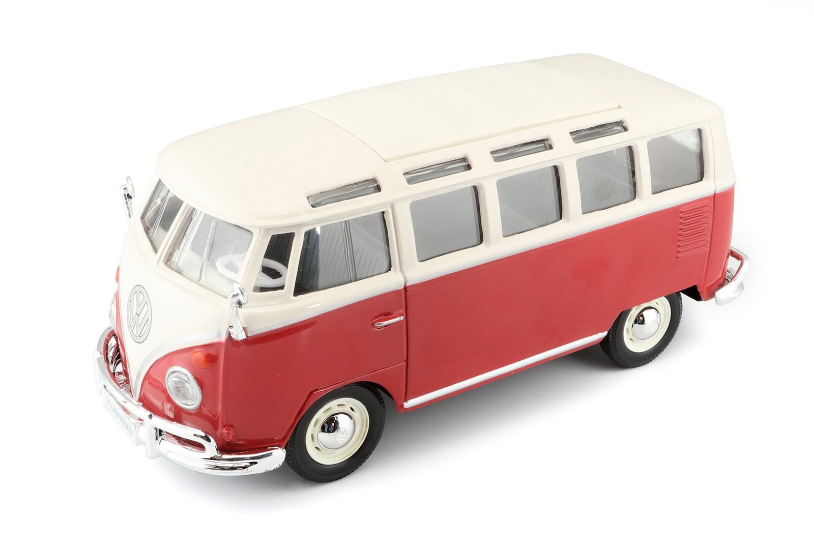 Maisto Volkswagen Van Samba, Červený 1:25
