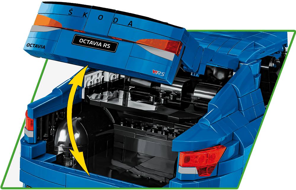 Škoda Ostavia RS COBI 24343, 1:12, 2405 kostek