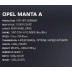 Cobi 24339 Opel Manta A 1970, 1:12, 1905 kostek