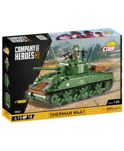 Cobi 3044 Company of Heroes Sherman M4A1, 1:35, 615 kostek
