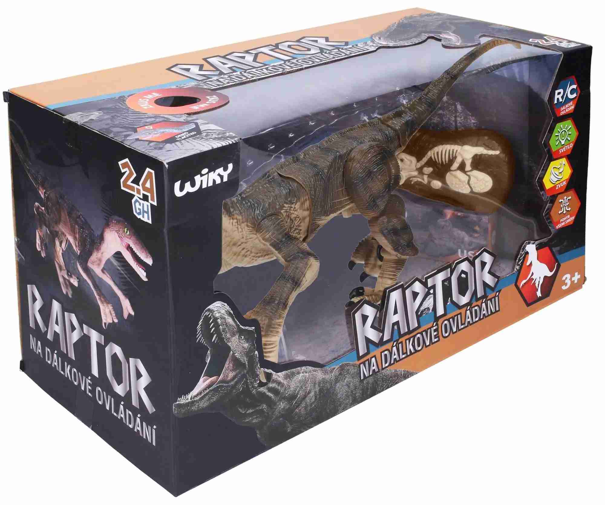 Wiky Raptor RC na dálkové ovládání hnědý 45 cm