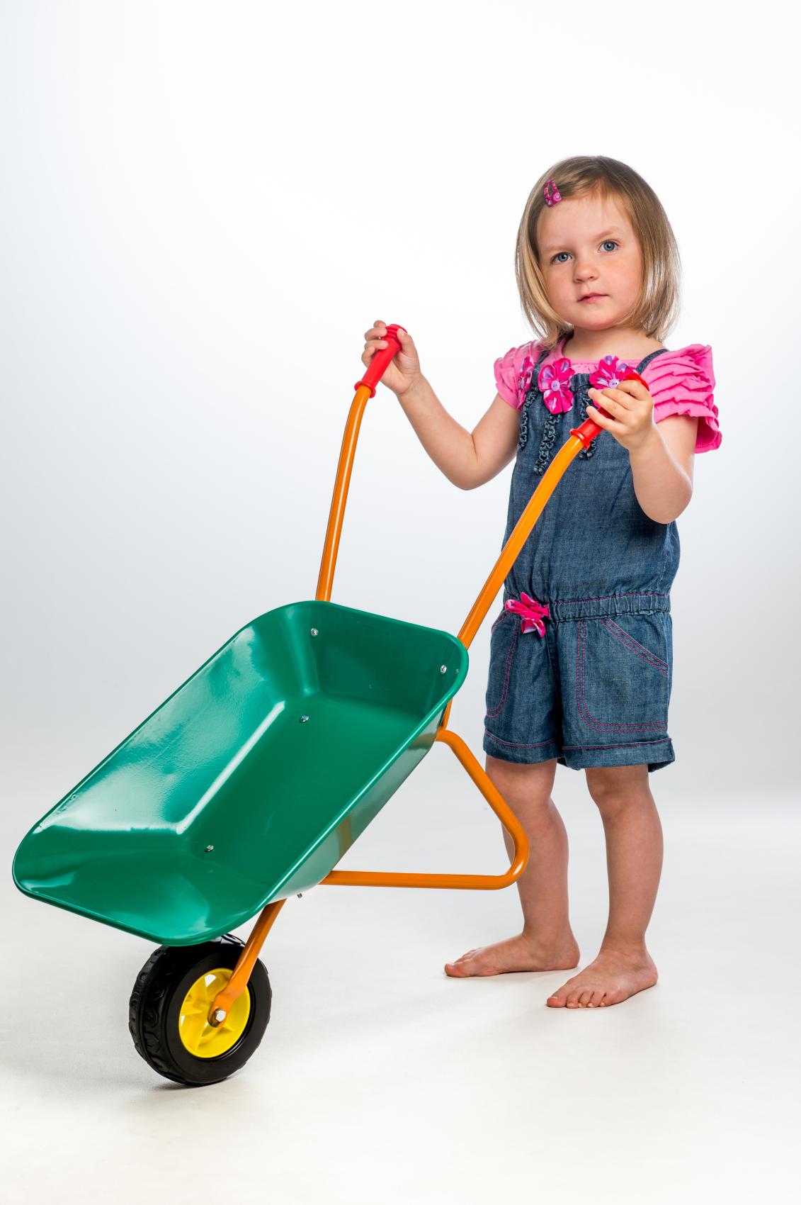 Kolečko plechové Yupee velké 78 cm, zelené