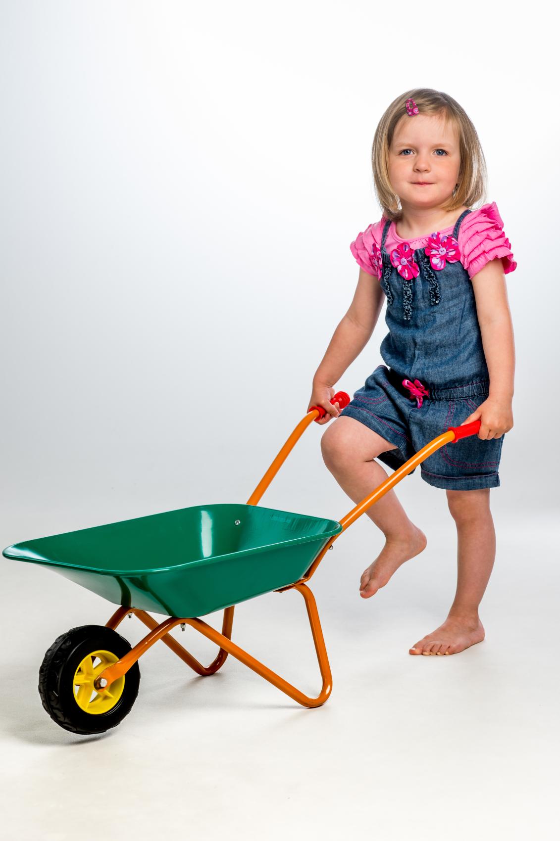 Kolečko plechové Yupee velké 78 cm, zelené