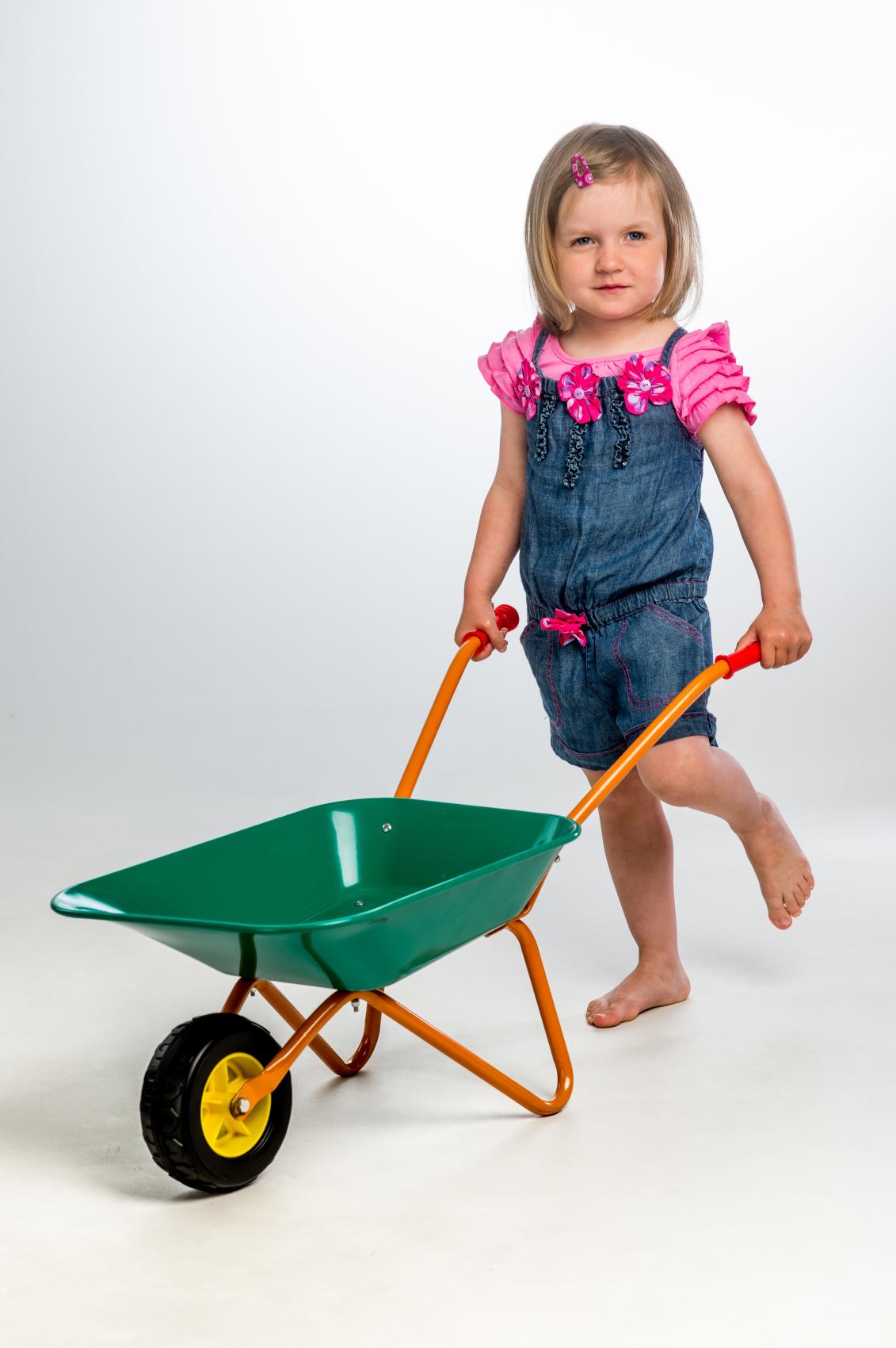 Kolečko plechové Yupee velké 78 cm, zelené