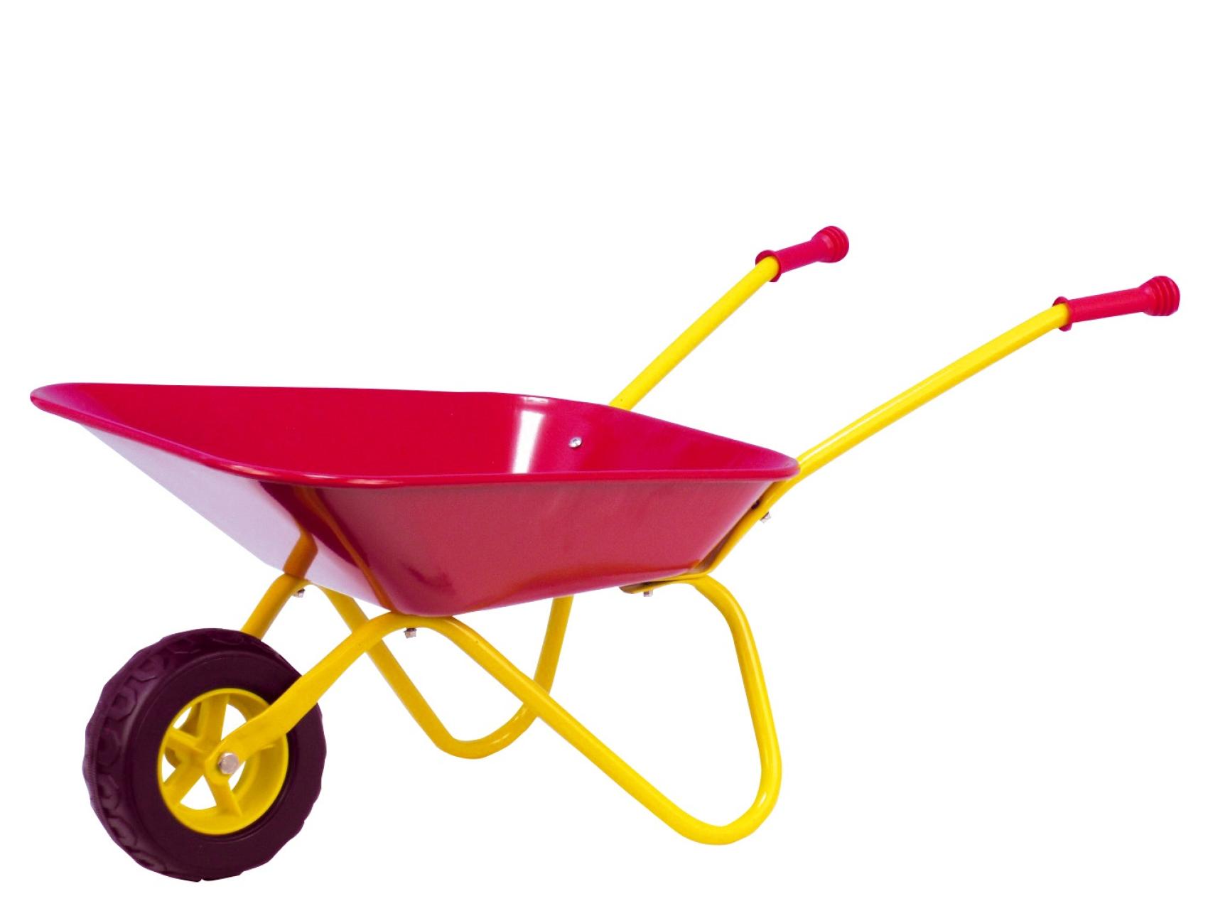 Dětské plechové kolečko Yupee velké 78 cm, červené