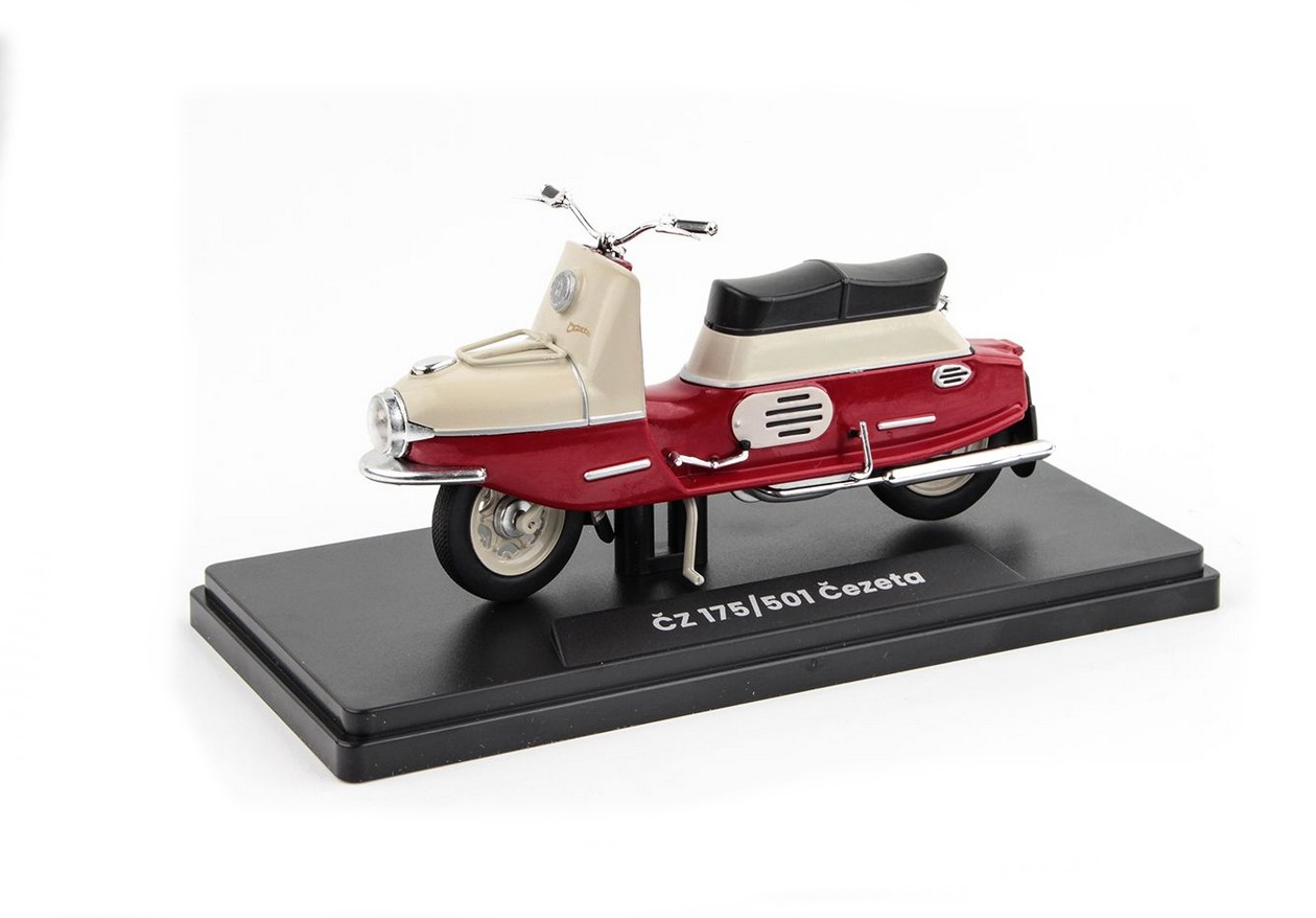 ČZ 175/501 (1958) Červená/Světle Šedá 1:18