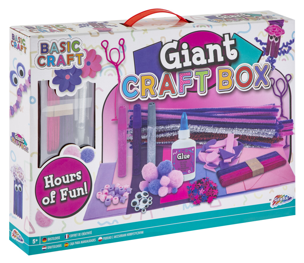 Craft Creative Velký kreativní box růžový