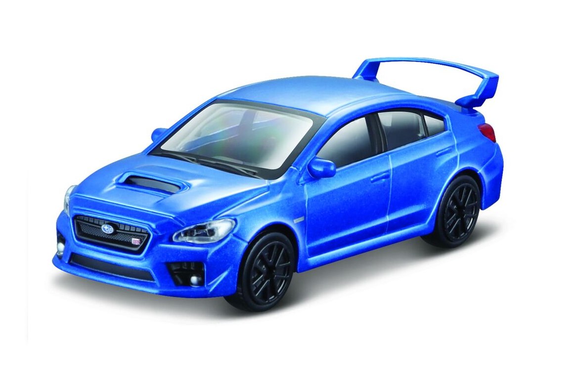 Bburago Street Fire Collezione Subaru WRC STi 2017, modré 1:43