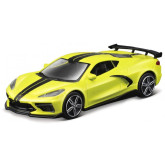 Bburago Chevrolet 2020 Corvette, žlutá 1:43